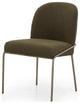 Astrud Dining Chair-Fiqa Boucle Olive