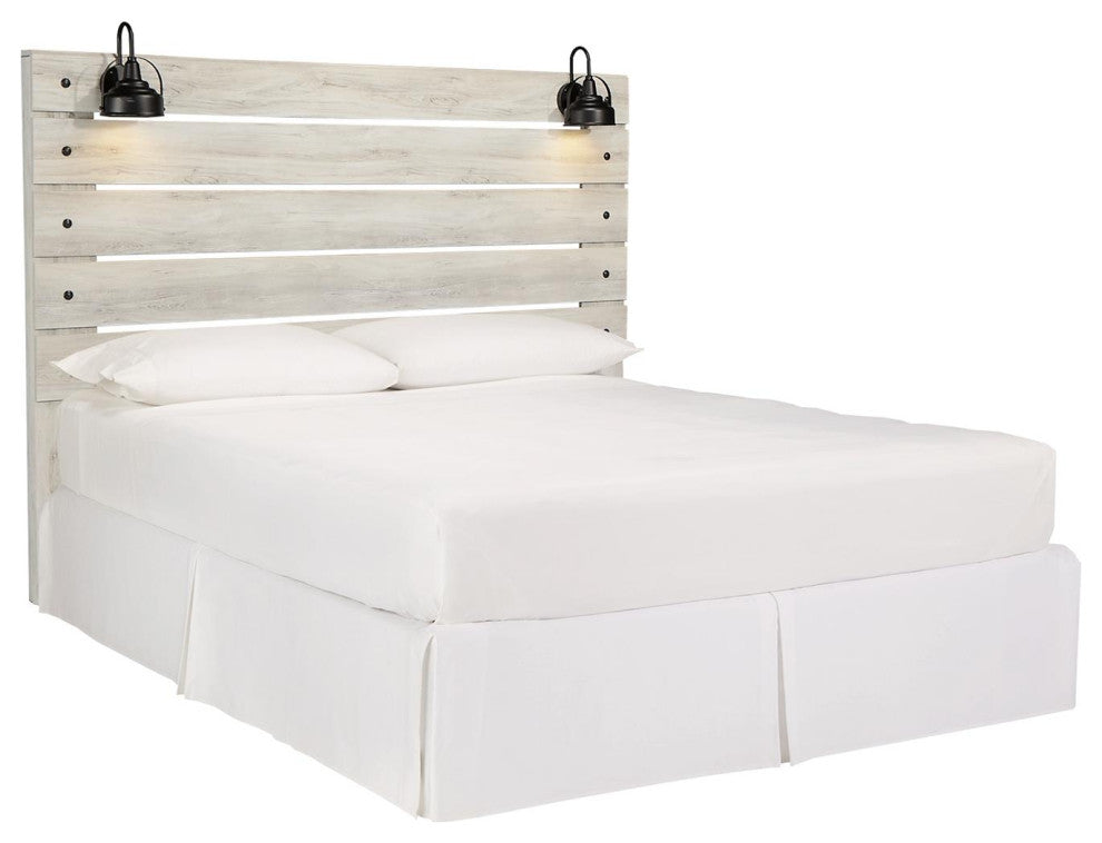 Cambeck Whitewash King Panel Headboard