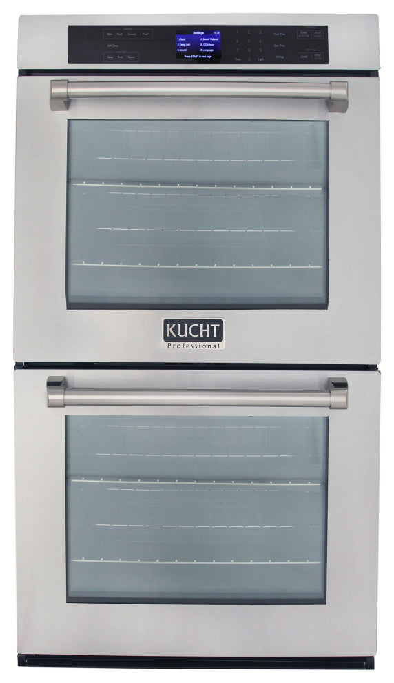 Kucht 30 in. Double Electric Wall Oven with Convection in Stainless Steel