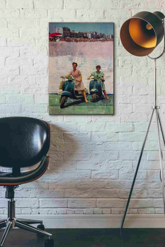 Epic Graffiti ''THE SWEET PAST'' by DB Waterman, Giclee Canvas Wall Art, 18"x26"