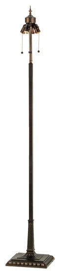 Meyda Lighting 67" MISSION FLOOR BASE/4LT"V"CLSTR