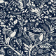 22" Outdoor Pillow Polyester Insert, Suki Chinois Navy