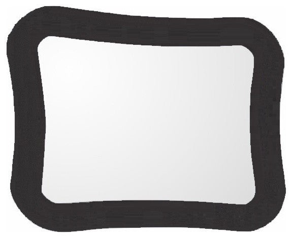 Arlo Rounded Rectangle Mirror, Espresso
