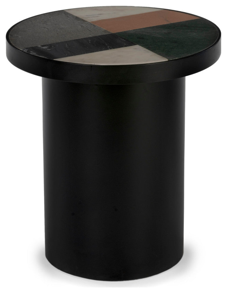 Binocular Metal Side Table