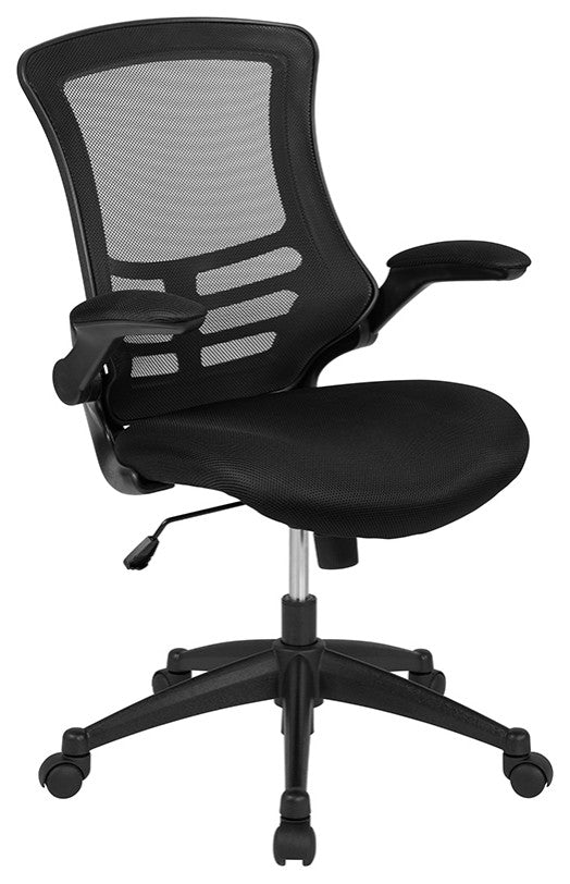 Mahogany Electric Height Adjustable Stand Up Desk with Office Chair