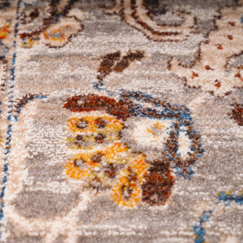 Arcadia Nuulyn Runner, Gray, 2'7" x 10', Oriental