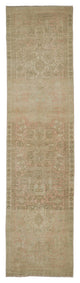 Vintage Oriental Hand-Knotted Runner - 3' 1" x 12' 2" (37 in. x 146 in.)