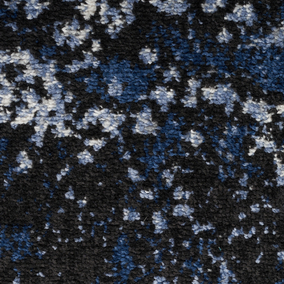 Nourison Passion 8' x 10' Light Blue Black Modern Indoor Area Rug