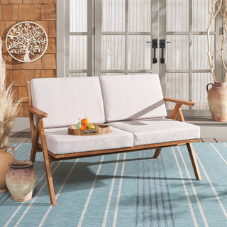 Safavieh Dryad Bench, Natural/Light Grey