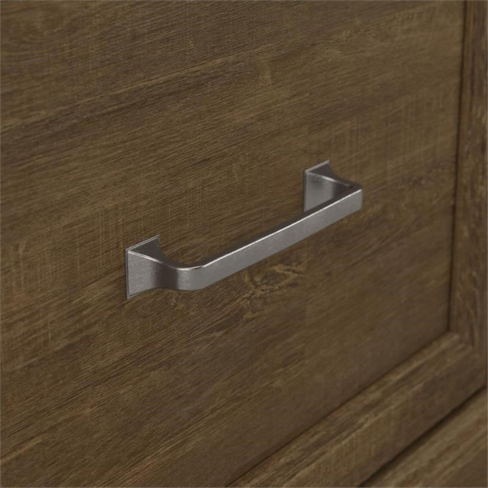 Woodland 24W Small Shoe Bench with Drawer in Ash Brown - Engineered Wood