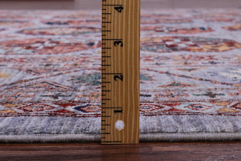 6' 10" X 9' 10" Hand-Knotted Bokhara Wool Rug - Q12748