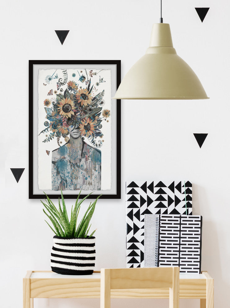 "There Is Beauty in Simplicity" Framed Painting Print, 16x24
