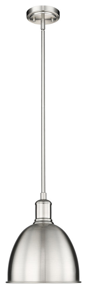Zlite 4500P8-BN 1-Light Pendant, Brushed Nickel