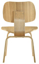 Modern Contemporary Kitchen Wood Dining Chairs Set of 6 Natural