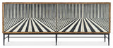 Commerce and Market Linear Perspective Credenza