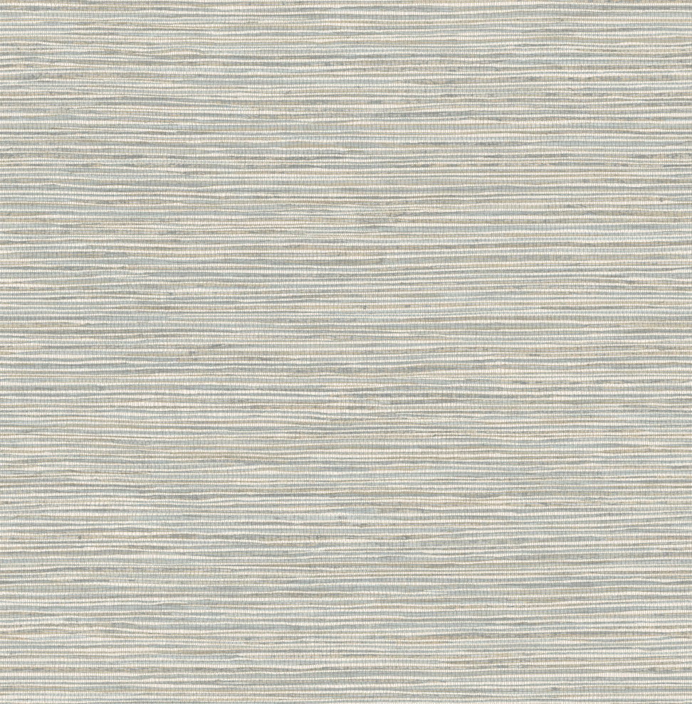 Neutral Jade Dimensional Grasscloth Peel and Stick Wallpaper