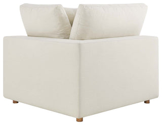 Commix Down Filled Overstuffed 4-Piece Sectional Sofa Set, Light Beige