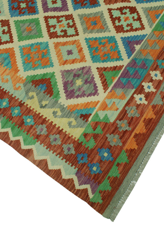 Sangat Kilim Rafiki Ivory Rug