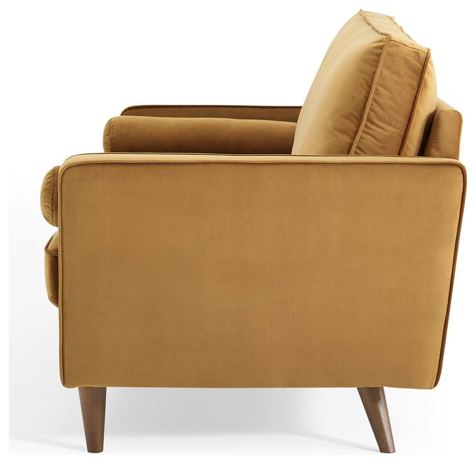 Sofa, Velvet, Brown, Modern, Living Lounge Room Hotel Lobby Hospitality
