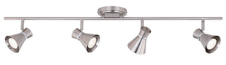 Alto 4-Light Directional Light, Brushed Nickel With Chrome