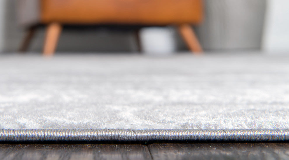 Unique Loom Gray Grand Sofia 2' 0 x 6' 7 Runner Rug