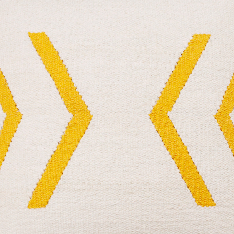 Southwestern Woven Geometric Chevron Throw Pillow, 20" x 20"