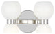 Generation Lighting, KSW1034PNMG, Double Sconce, Polished Nickel