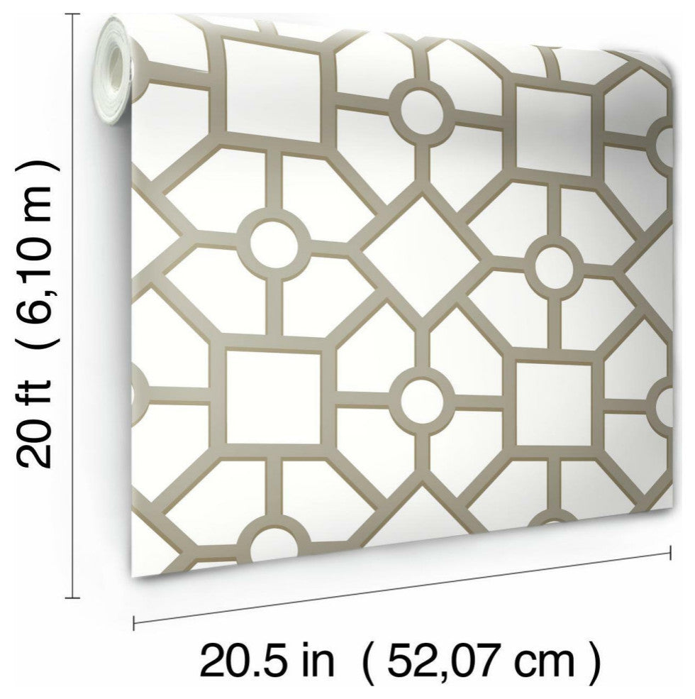 Hedgerow Trellis Peel and Stick Wallpaper