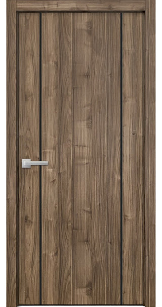 Solid French Door 30 x 80 | Planum 0016 White Silk with| Bathroom