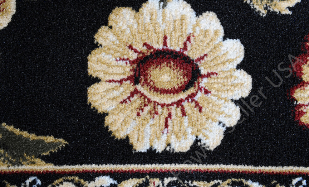 Home Dynamix: Optimum Rug: 11029-450 Black: Actual 7' 8" x 10' 4"