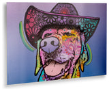 Dean Russo 'Penelope Custom-4' Floating Brushed Aluminum Art, 22x16