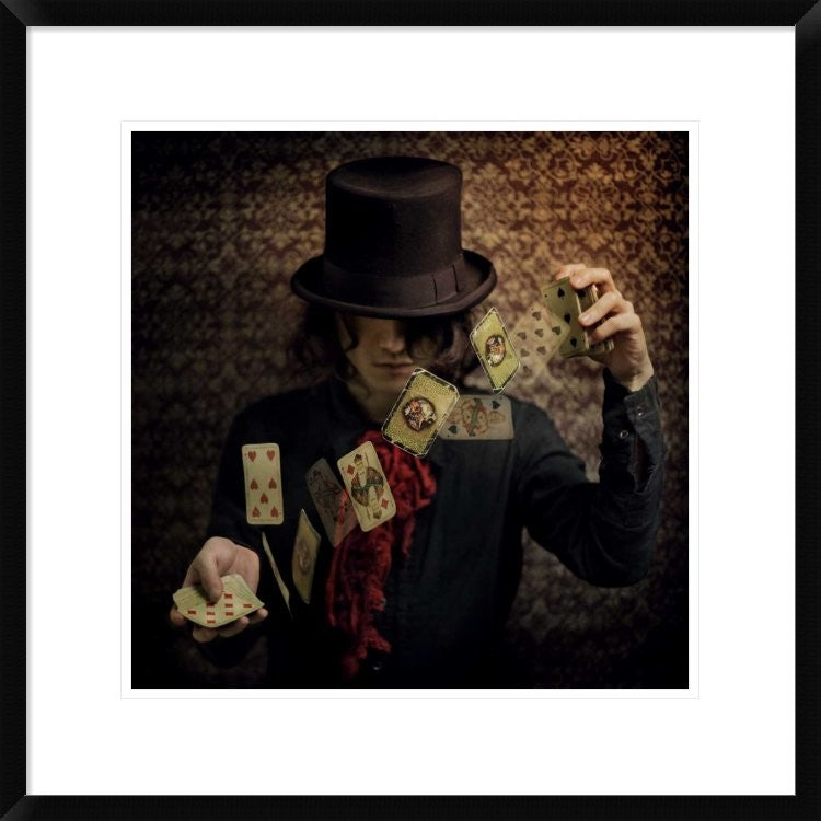 "Try Your Fortune" Framed Digital Print by Kiyo Murakami, 24x24"