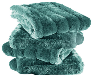 Super Mink Throw Pillow Covers, Set of 4, Jadeite, 20''x20''