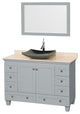 Acclaim 48" Oyster Gray Single Vanity, Ivory Marble Top, Altair Sink, 24"