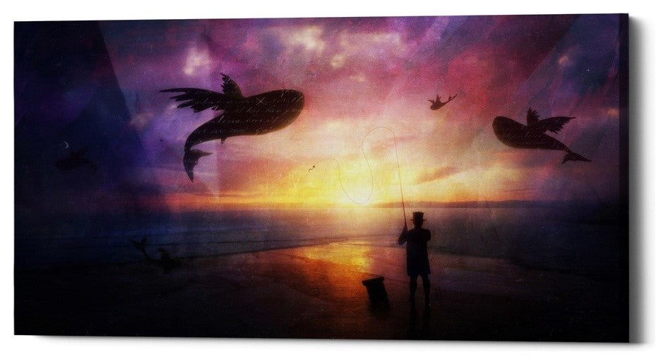 Cortesi Home "The Answer" by Mario Sanchez Nevado, Giclee Canvas, 20"x40"