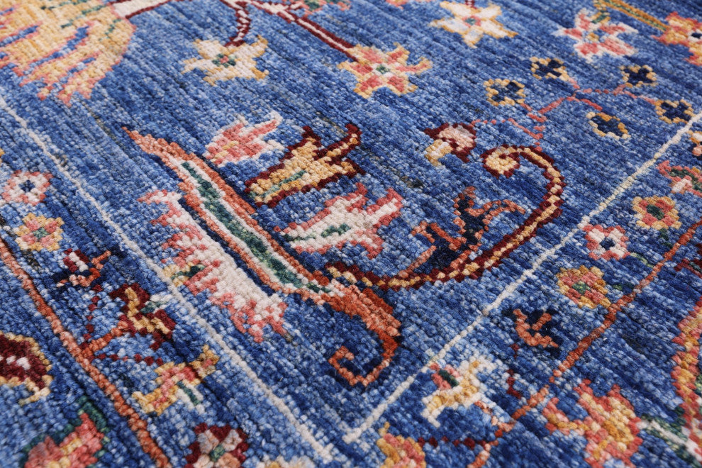 Hand Knotted Persian Tabriz Rug 4' 10" X 6' 10" Q11202