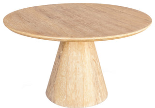 Linette Dining Table, Solid White Oak Wood
