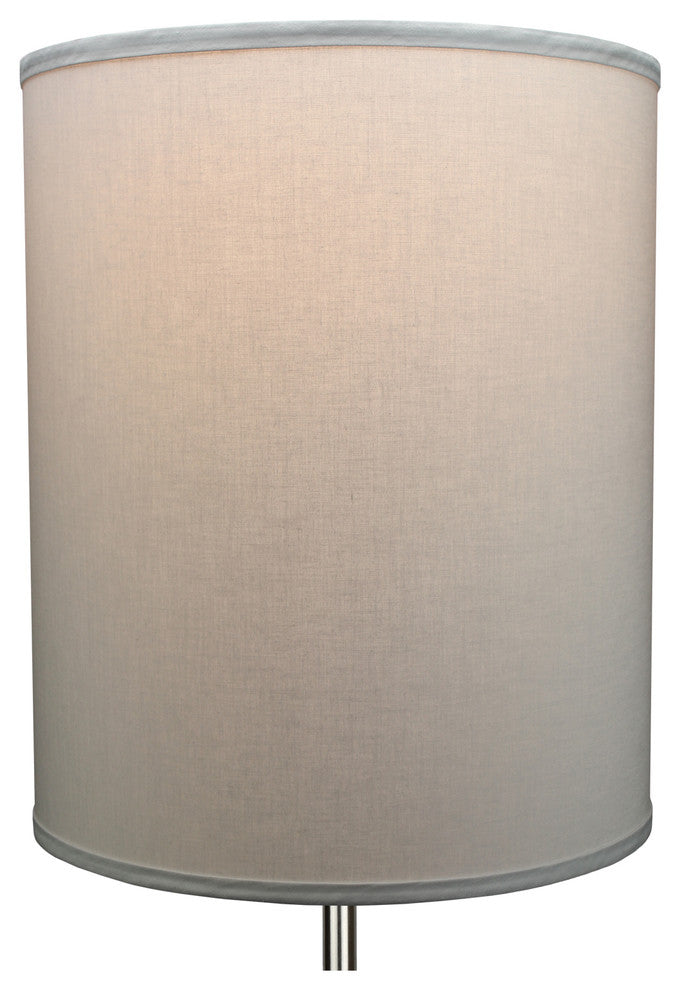 Fenchel Shades, 14"x14"x17" Spider Attachment Drum Lamp Shade, Linen