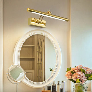 Figueres | Gold/Chrome Modern Wall Mirror Lamp, Gold, 30