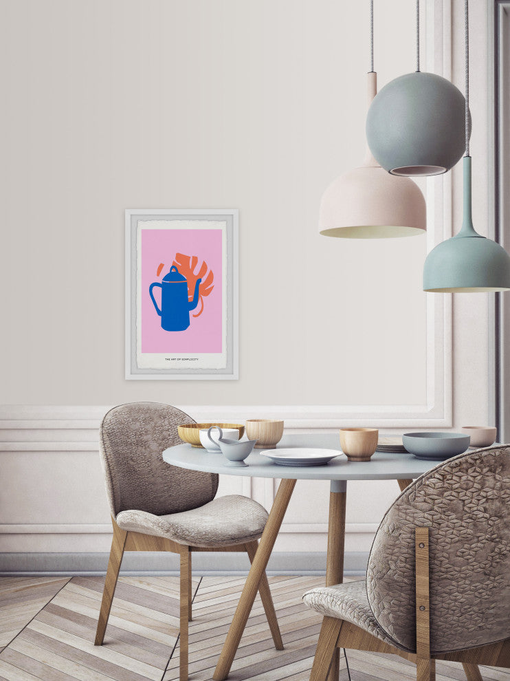 "Gooseneck Kettle" Framed Painting Print, 30x45