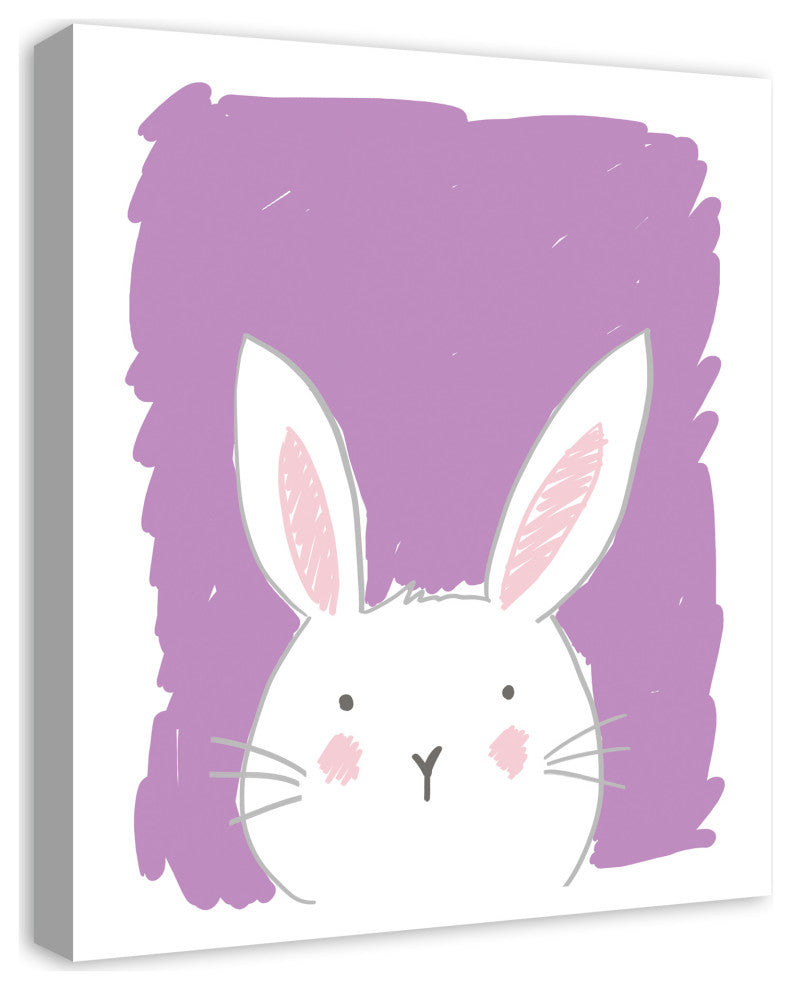 Rabbit Drawing 20x24 Canvas Wall Art