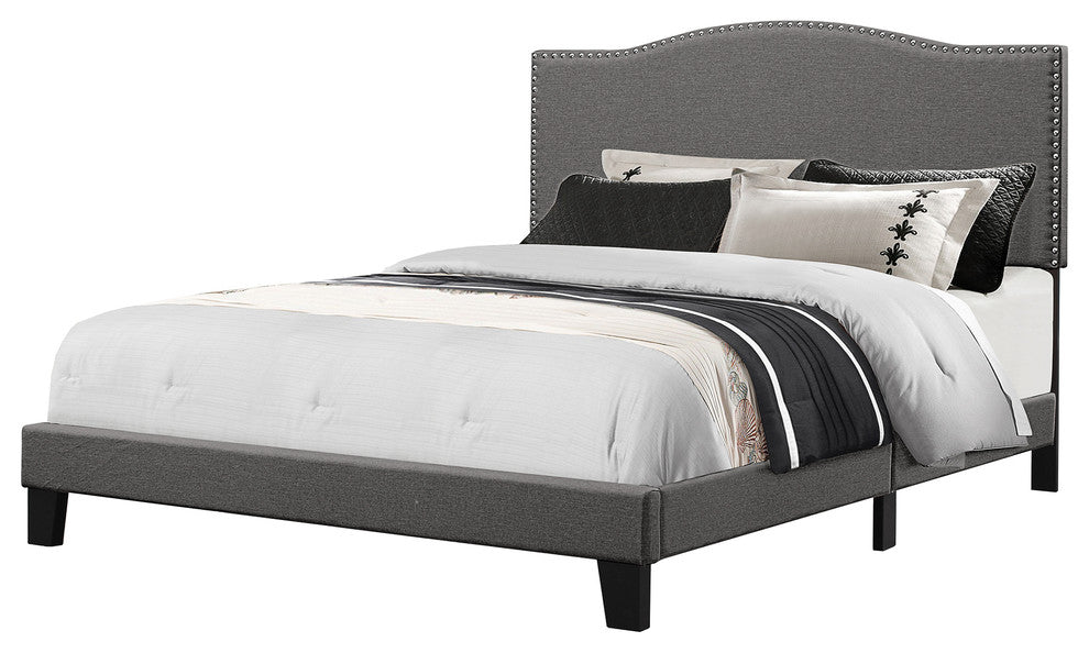 Kiley Bed in One, Stone Fabric, Full