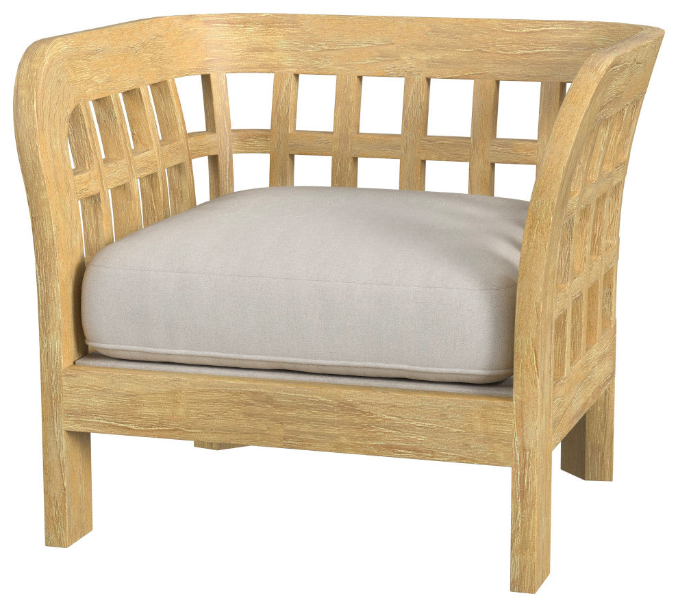 Monhegan Teak Outdoor Lounge Chair