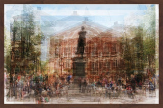 "Faneuil Hall Boston" Framed Painting Print, 30"x20"