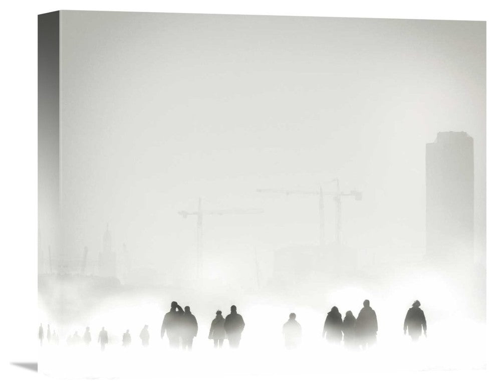 "Atmosphere" Stretched Canvas Giclee by Piet Flour, 16x14"