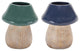Garden Mushroom Planter, 2-Piece Set