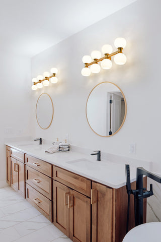 Z-LITE 8-Light Vanity, Modern Gold