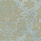 Silk Impressions 2, Contemporary Floral Light Blue, Beige Wallpaper Sample
