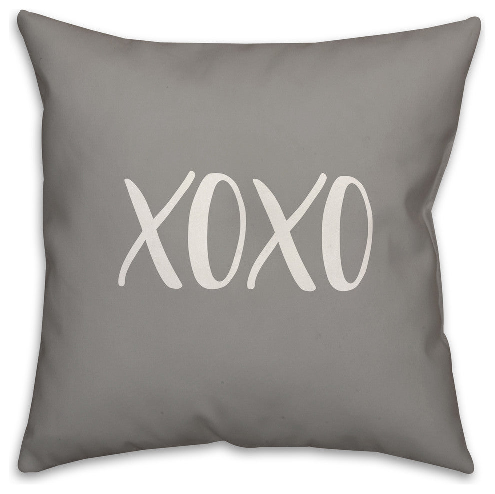 XOXO 16x16 Throw Pillow Cover