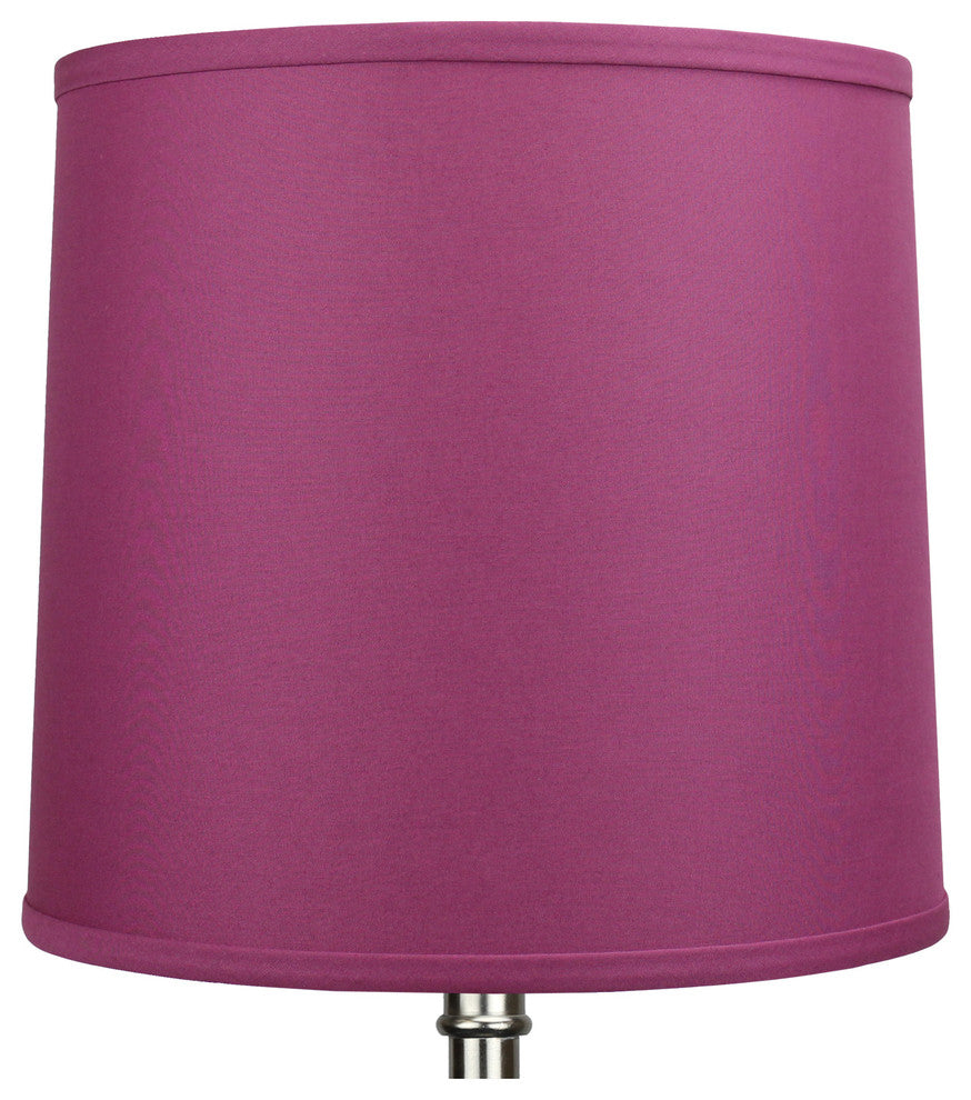 Fenchel Shades, 12"x13"x12" Spider Attachment Drum Lamp Shade, Linen